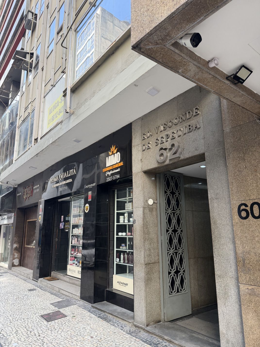 Fachada do Edifício Visconde de Sepetiba, Rua da Quitanda 62